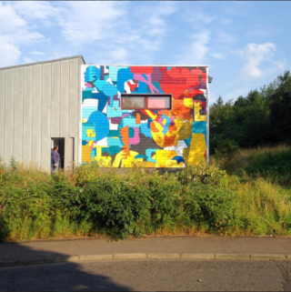 Whale Arts Mural, Wester Hailes. 